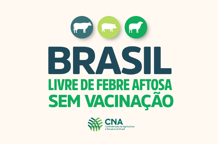Brasil recebe reconhecimento internacional de país livre de febre aftosa sem vacinação